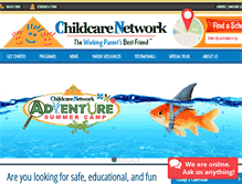 Tablet Screenshot of childcarenetwork.com
