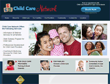 Tablet Screenshot of childcarenetwork.cc